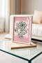 Framed Keith Haring "Flower" Premium Painting: Pop Art Joy to Your Walls - 3