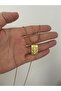 Steel Plate Necklace 60-cm - 4