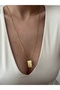 Steel Plate Necklace 60-cm - 2