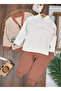Camping bear print front buttoned fisherman collar bodysuit 3-piece baby boy set cg 256606 - 2