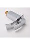 Basin Faucet Chrome Waterfall Square Body Tilted Basin Vanna Armaturedouble Entry Faucet Luxury Ergonomic - 4