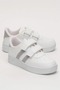 Everyday Boys' and Girls' White Sneakers with Velcro Double Straps, Comfortable and Lightweight Sports Shoes - 2