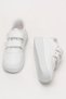 Everyday Boys' and Girls' White Sneakers with Velcro Double Straps, Comfortable and Lightweight Sports Shoes - 6
