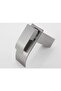 Sink Faucet Inox Waterfall Square Body Tilted Basin Bathroom Fixture Double Entry Tap Lux Matte Gray - 3
