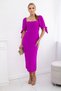 Rochie midi cu funde aplicate ART2708 - 4