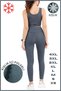 Women's Winter Fleece Inside Anthracite High Waist Tightening Leggings Curve High Waist Fleece Winter 1024 - 7