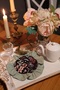 Coffee Presentation Coasters with Ruffles Vintage 2 Pieces 20cm - 3