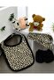 Leopard 5 Piece Baby Heart Set - Cotton Top and Bottom and Hospital Outlet Set - 2