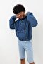 Men's Jean Sweatshirt Dark Blue - 3