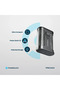 Crystalline Series Powerbank 10000Mah Pd 35W - Transparent/Grey - 6
