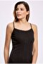 Jacquard (Transfer Rib) Women's Undershirt with Rope Strap 5 Pieces - 5