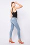 Women's Skinny Fit Flexible Trousers Light Blue - 4