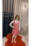 Vintage Sleeveless Female Child Dress Shirt Twinset - 6