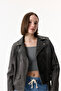 OVERSIZE BIKER JACKET - 5