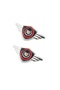 Sticker Emblem: Cadillac Burgundy Color Design - 4