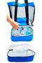 Two-Compartment Thermal Picnic Camping Beach Bag with Cooler Compartment (Blue) - 5