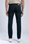 Harry Men's Straight Regular Cut Regular Waist Straight Leg Jean Trousers Blue - 3