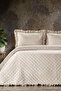 Lima Beige Single Bed Cover Set