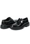 Toscano Genuine Leather Handmade Men's Black Casual Shoes - 3