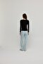 Women's Black Basic Long Sleeve Bodysuit - 5