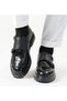 Incanto Genuine Leather Handmade Black Men's Casual Shoes - 6