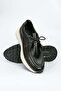 Tirano Genuine Leather Handmade Black Men's Casual Shoes - 3