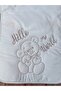 Ecru Harman Baby Blanket Outer Swaddle Zippered Sleeping Bag Teddy Bear Embroidery Hospital Release Newborn - 8