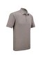 Men's Shirt Collar Cotton Mercerized Self-Patterned Jacquard Classic Fit Gray T-Shirt - 5108 - 5