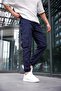 Parachute Fabric Navy Blue Color Men's Trousers - 4