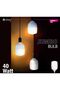 مصباح LED E27 40 واط 6000 كلفن، أبيض - 6