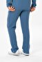 Muslin Elastic Waist Double Pocket Men's Summer Trousers Indigo indg - 2