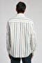 Drake Men's 100% Cotton Long Sleeve Woven Shirt Navy Blue-Beige - 3