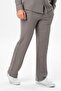 Muslin Elastic Waist Double Pocket Men's Summer Trousers Gray - 4