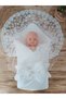 Ecru Baby Girl and Boy Blanket 100% Natural Organic Sleeping Swaddle Hospital-Issued Newborn - 5