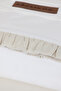 Pure Ecru Cream Frilly Duvet Cover Set 200X220 4702 - 5
