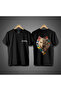 Göktürk Alphabet Premium T-Shirt with Turkish Flag