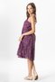 Strappy Voile Melisa Short Summer Ethnic Dress Bud Purple Tmrck Mr - 4