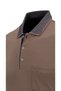 Men's Polo Neck Cotton Mercerized Paneled Pocket Classic Fit Mink T-Shirt - 5115 - 4
