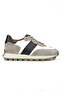 Riccardo Genuine Leather Handmade Men's Beige Sports Shoes - 3