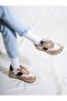 Riccardo Genuine Leather Handmade Men's Beige Sports Shoes - 2