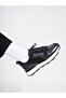 Somber Genuine Leather Handmade Men's Black Sneakers - 4