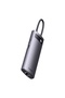 Gleam 6in1 Type-C Hub HDMI 4K 60Hz جهاز نقل الصور USB 3.0 PD 100W WKWG080013 - 2