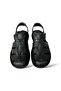 Men's Genuine Leather Velcro Sandals BLACK-SMOKE - 2