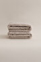 Ivory Beige Bordered Micro Fiber 100% Cotton 2-Piece Hand Face Towel Set 50 X 90 - 50 X 90 1110A - 3