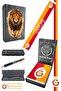 Original Licensed Double-Sided Printed Shawl Scarf and Hybrid Ballpoint Pen with Wooden Box
