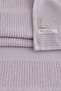 Ivory Lilac Ribbed Micro Fiber 100% Cotton 2 Piece Bath Towel Set 50 X 90 - 70 X 140 1129A - 5