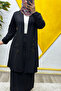 Women's Plus Size Ottoman Pocket Steel Cardigan - 3