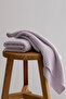 Ivory Lilac Embossed Textured Micro Fiber 100% Cotton 2 Piece Hand Face Towel Set 50 X 90 - 50 X 90 1123A