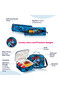 18Inch Set of 5 School Bag wt Lunch Box, Water Bottle, Lunch Bag & Pencil Case - TREX Dinosaur Blue - 3