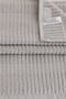 Ivory Grey Bordered Micro Fiber 100% Cotton 2-Piece Bath Towel Set 50 X 90 - 70 X 140 1102A - 5